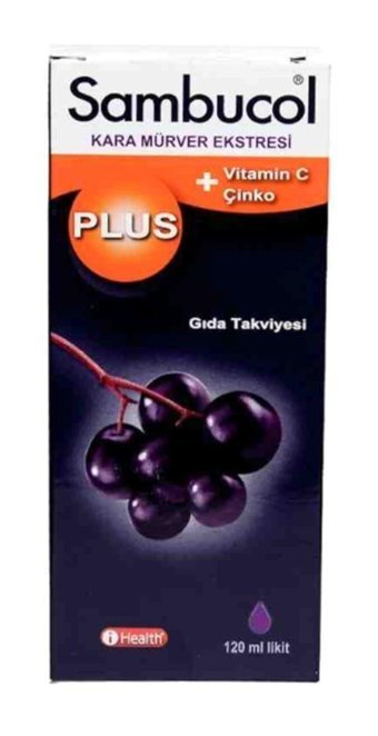 Sambucol Çinko Kara Mürver Unisex Vitamin 120 ml