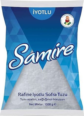 Samire İyotlu Kristal Tuz Paket 1.5 kg