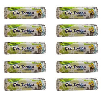Canhome Büyük Boy 75x90 cm 10x10 Adet Çöp Poşeti