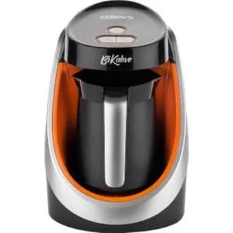 Stilevs BiKahve 1 Hazneli 4 Fincan Közde Kahve Tadında 600 W Turuncu Türk Kahvesi Makinesi