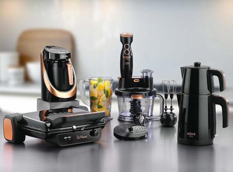 Stilevs Black 4'lü Elektronik Çeyiz Seti Siyah