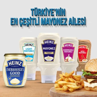 Heinz Acısız Ketçap 460 gr + Mayonez 400 gr