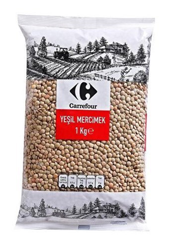 Carrefour Yeşil Mercimek 1 kg