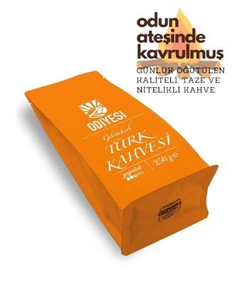 Odiyesi Sade Orta Kavrulmuş Türk Kahvesi 2x250 gr