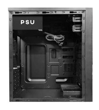 Officecase Kaira RGB 2 Fanlı Siyah Dikey Kullanım ATX Bilgisayar Kasası