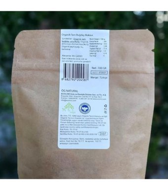 OG Natural Organik Buğdaylı Bisküvi 100 gr