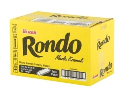 Ülker Rondo Muz Kremalı Bisküvi 24x68 gr