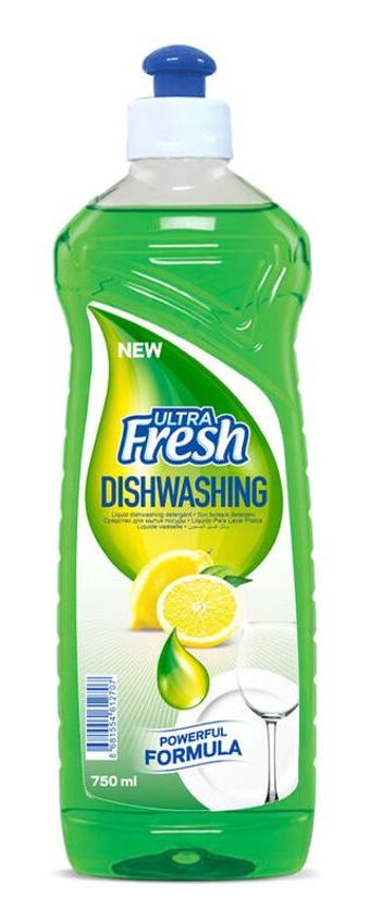 Ultra Fresh Limon Kokulu El Bulaşık Deterjanı 750 ml