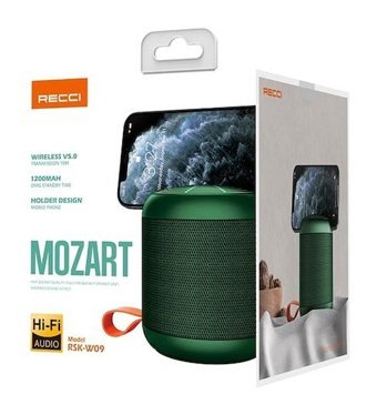 Recci RSK-W09 Bluetooth Hoparlör Yeşil
