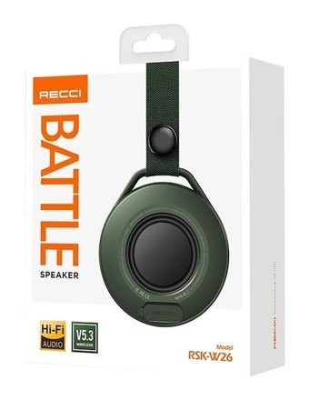 Recci RSK-W26 Bluetooth Hoparlör Yeşil