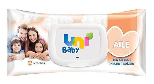 Uni Baby Aile 90 Yaprak 4'lü Paket Islak Mendil