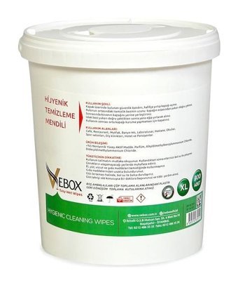 Vebox Easy Wet Wipes Kova Eko 300 Yaprak Islak Mendil