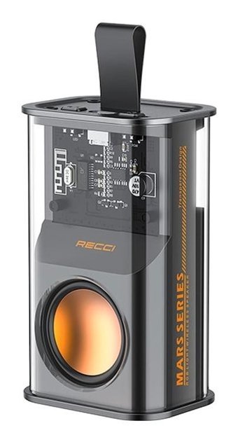 Recci RSK-W30 Mars Bluetooth Hoparlör Siyah