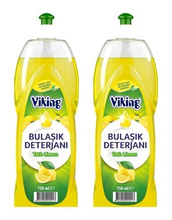 Viking Elma - Limon Kokulu El Bulaşık Deterjanı 2x750 ml