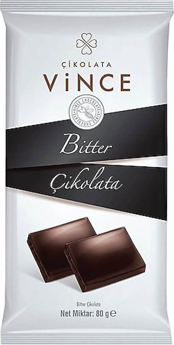 Vince Bitter Çikolata 80 gr