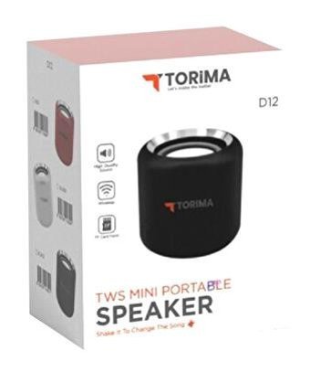 Torima D12 Bluetooth Hoparlör Siyah