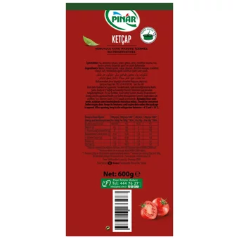 Pınar Acısız Ketçap 600 gr