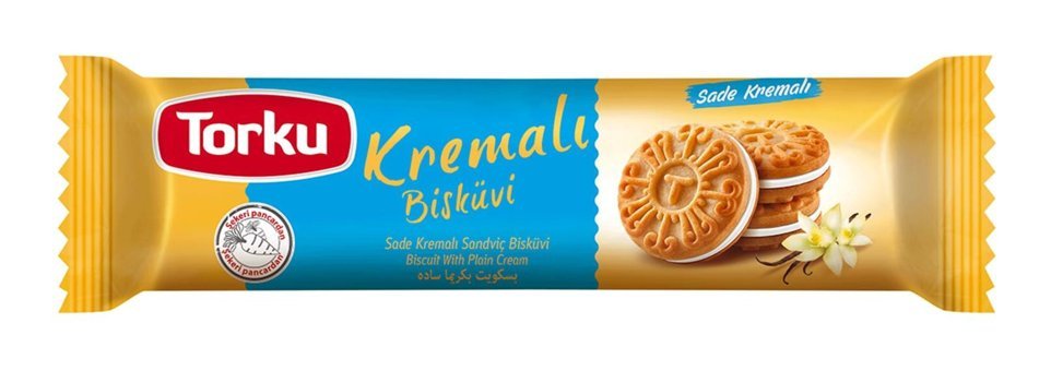 Torku Kremalı Sade Bisküvi 24x61 gr