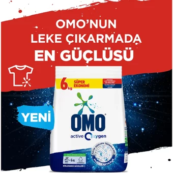 Omo Beyazlar İçin 40 Yıkama Toz Deterjan 6 kg