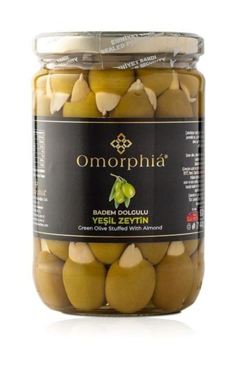 Omorphia Yeşil Zeytin Kavanoz 440 gr