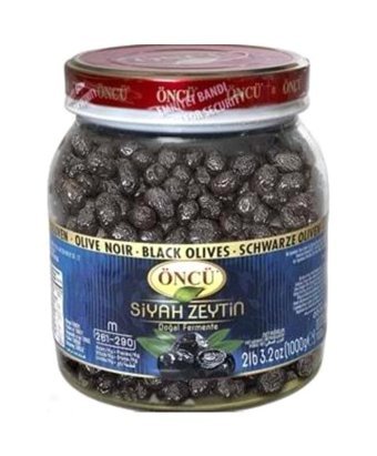 Öncü Siyah Zeytin Teneke 1 kg
