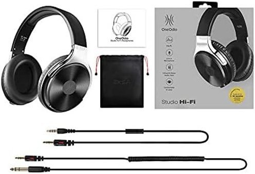 Oneodio Studio Hi-F Kulak Üstü Kablolu Bluetooth Kulaklık Siyah