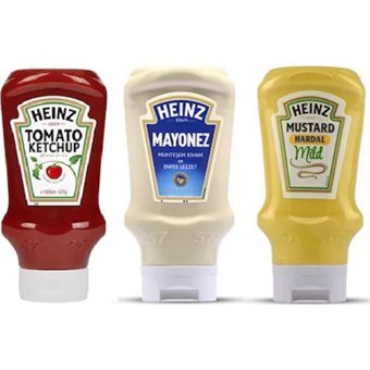 Heinz Acısız Ketçap 460 gr + Mayonez 395 gr + Hardal 445 gr