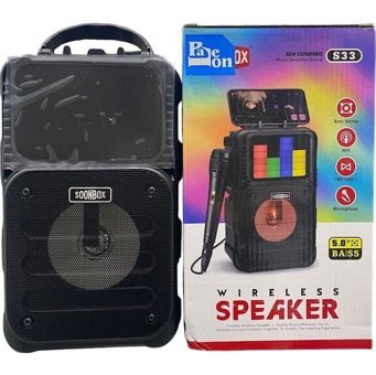 Paleon S33 Bluetooth Hoparlör Siyah