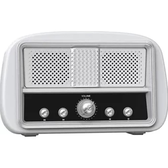 Paleon HM13 Retro Bluetooth Hoparlör Gümüş