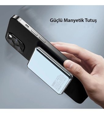 Earldom Pd12 Hızlı Şarj 5000 mAh Kablosuz Powerbank