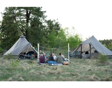 Easy Camp Moonlight 10 Kişilik Aile Çadırı Kahverengi