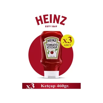 Heinz Acısız Ketçap 3x460 gr