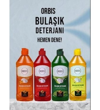 Orbis Portakal Kokulu El Bulaşık Deterjanı 16x750 ml