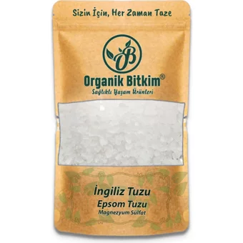 Organik Bitkim İyotlu Kristal Epsom Tuzu Paket 200 gr