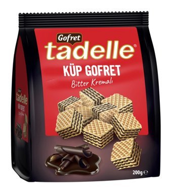 Tadelle Bitter Çikolatalı Gofret 200 gr
