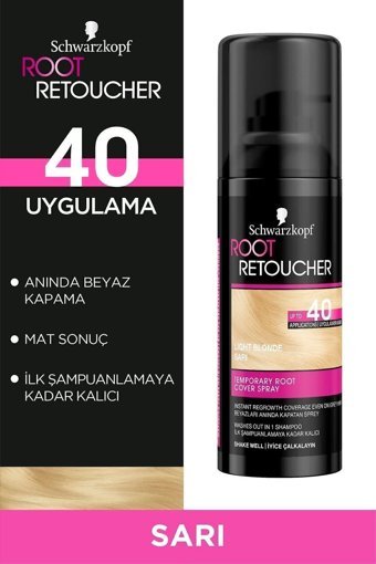 Schwarzkopf Sarı Sprey Saç Boyası 120 ml