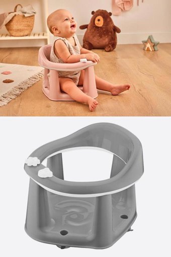 Flosoft Plastik 15 kg Kapasiteli Mama Sandalyesi Gri
