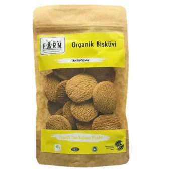 Secret Farm Organik Tam Buğdaylı Bisküvi 100 gr