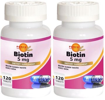 Force Nutrition Biotin Yetişkin 2x120 Adet
