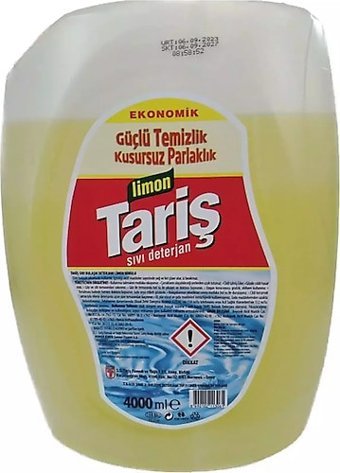 Tariş Limon Kokulu El Bulaşık Deterjanı 4 lt