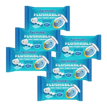 Freshmaker 2 Katlı 6x40 Yaprak Islak Tuvalet Kağıdı