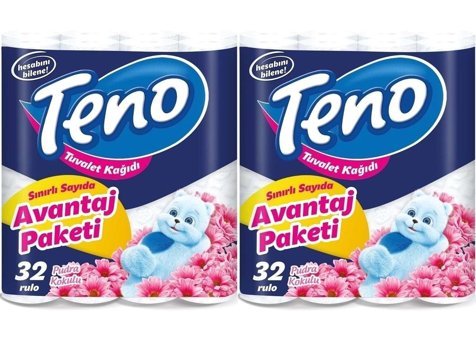 Teno Ultra 2 Katlı 2x32'li Rulo Tuvalet Kağıdı