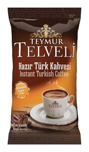 Teymur Telveli Sade Türk Kahvesi 10x7 gr