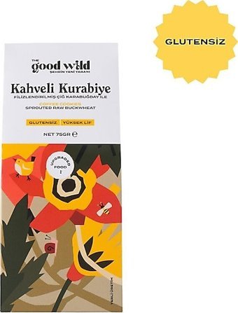 The Good Wild Glutensiz Kahveli Bisküvi 75 gr