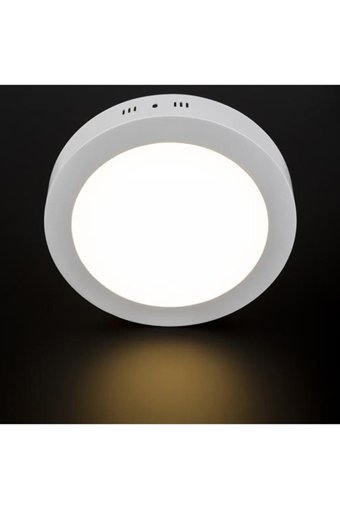 Cata Ct 5271 Alüminyum Tekli Başlık Yuvarlak Sıva Üstü Led Spot Lamba Beyaz