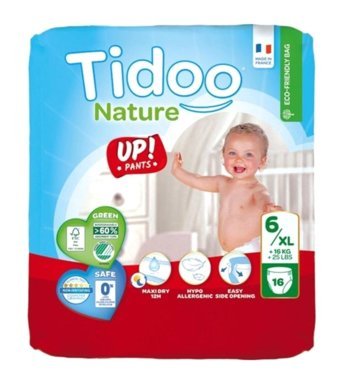 Tidoo Hipoalerjenik Ekolojik 6 Numara Külot Bebek Bezi 16 Adet