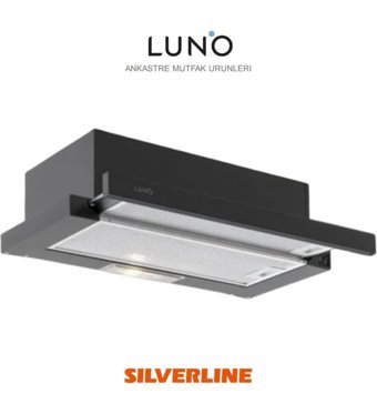 Silverline Luno 1390 Siyah Sürgülü Aspiratör