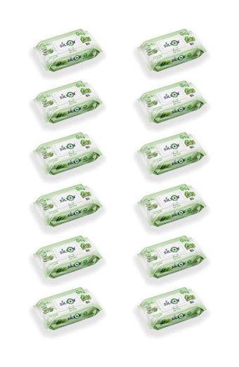 Silyon Aloe Vera 90 Yaprak 12'li Paket Islak Mendil
