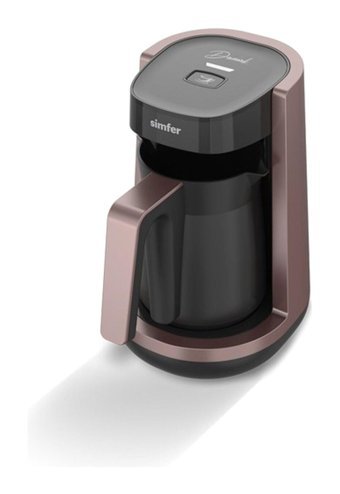 Simfer Damak SK-5702 1 Hazneli 4 Fincan Rose Gold Türk Kahvesi Makinesi