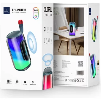 Wiwu P40 Max Thunder Bluetooth Hoparlör Mavi